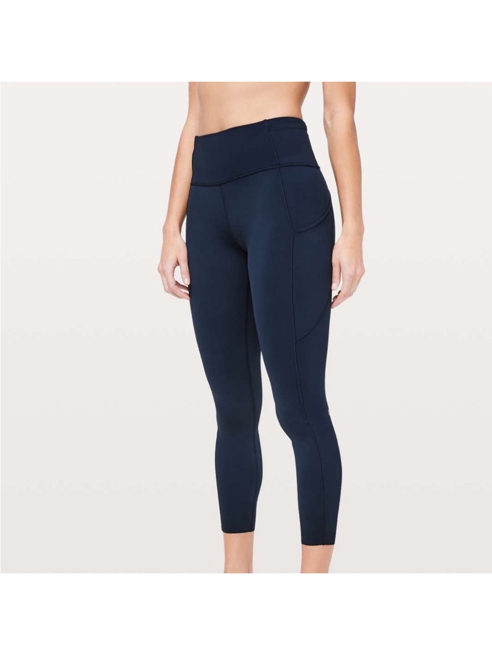 Lululemon Fast and Free 25 in Leggings True Navy